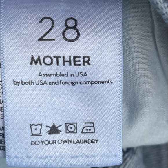 Mother Superior Denim The Dazzler Ankle Fray In Painfully Obvious Blue Jeans 28 - Picture 11 of 11